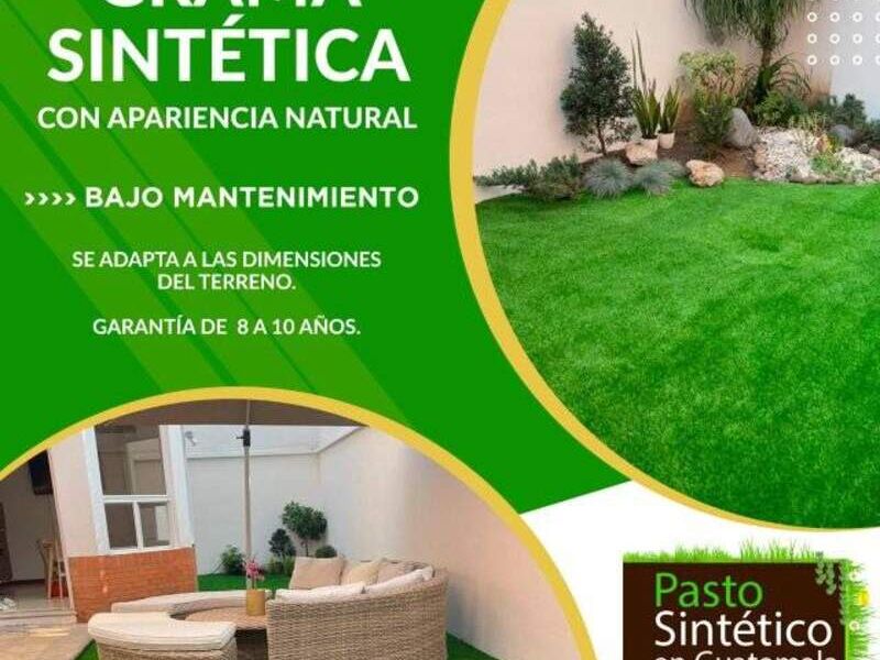 Grama Sintética Pasto sintético en Guatemala