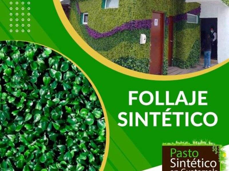 Follaje Sintético  Pasto sintético Guatemala