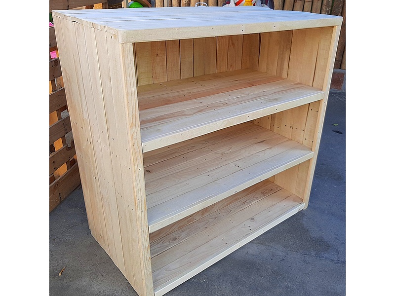Mueble Estantería Madera Natural CIUDAD VIEJA