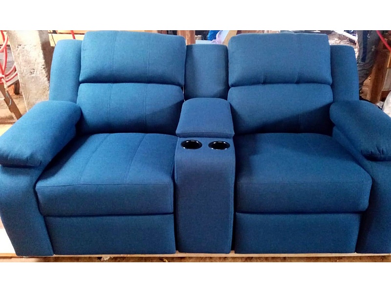 Sofá Reclinable Azul CIUDAD DE GUATEMALA