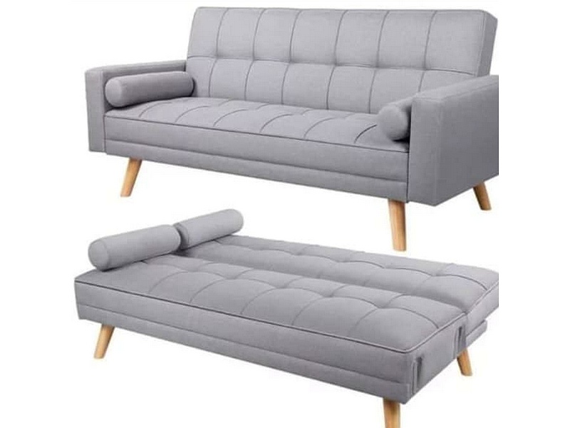Sofá Cama Gris Claro CIUDAD DE GUATEMALA