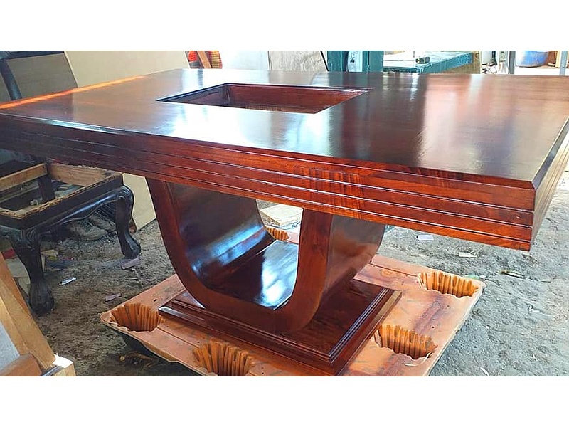 Mesa Comedor Caoba CIUDAD DE GUATEMALA