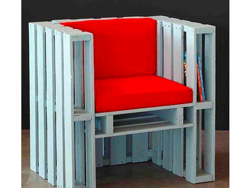 Sillón Pallets Celeste CIUDAD DE GUATEMALA