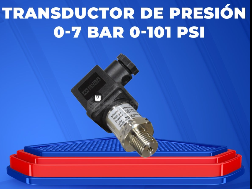 Transductor de presión 0-7 Bar/ 0-101 PSI Guatemala
