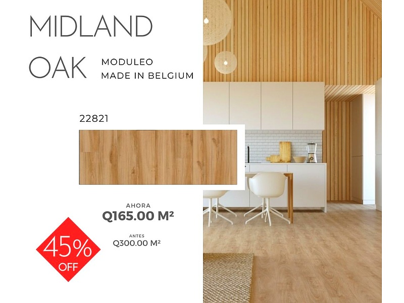 Piso Madera Midland Oak LVT Guatemala