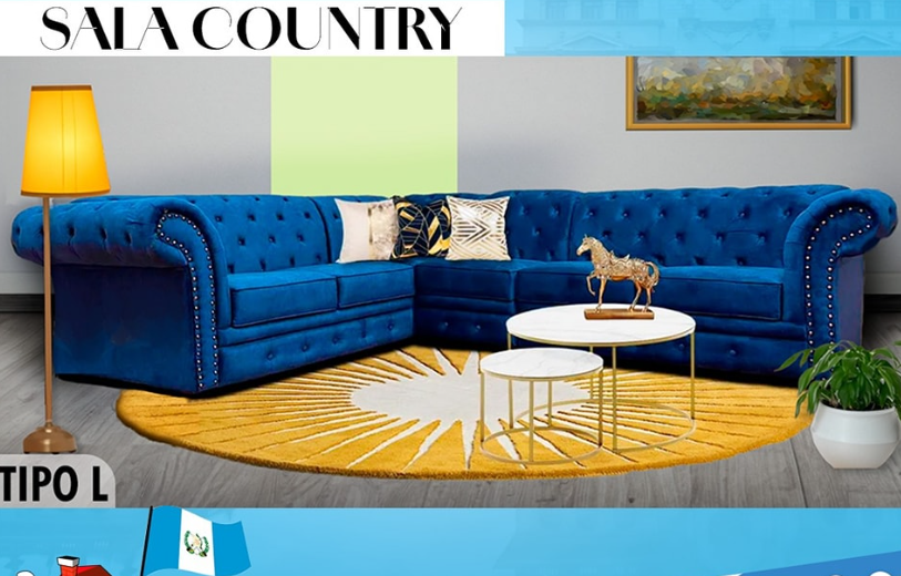 Sala country tipo L Guatemala