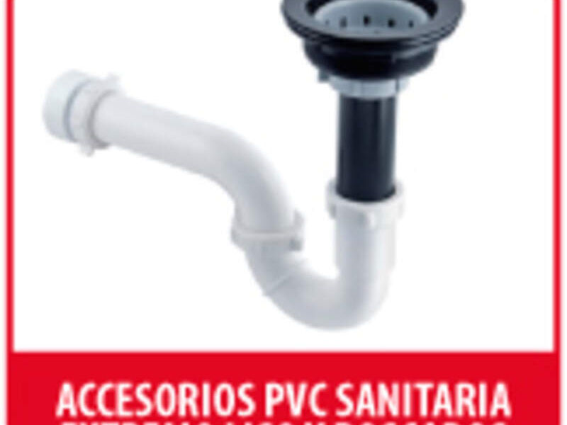 Accesorios pvc sanitaria extemo liso