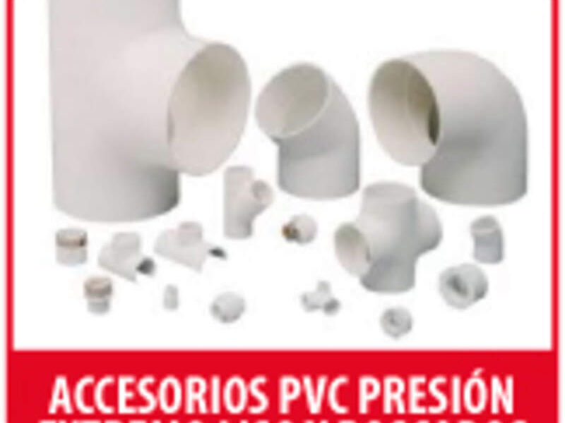 Accesorios pvc extemo liso