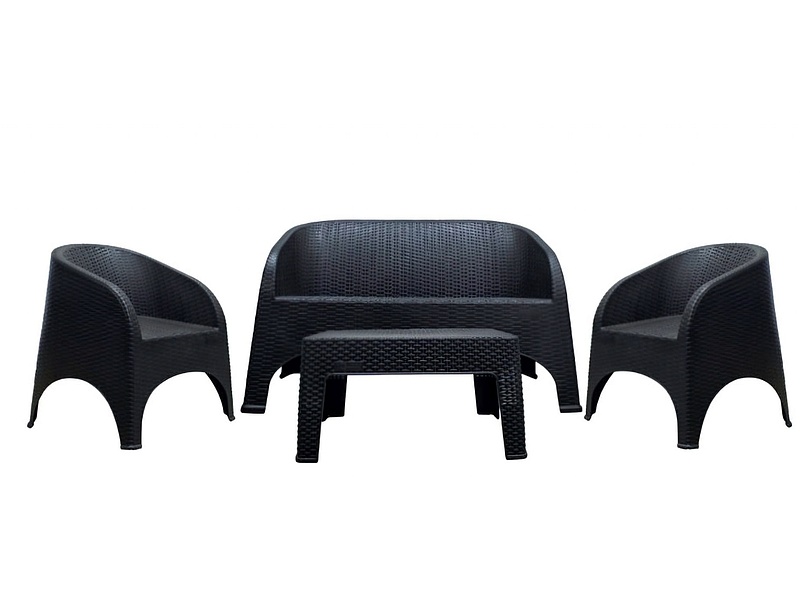 Juego de muebles negro Guatemala