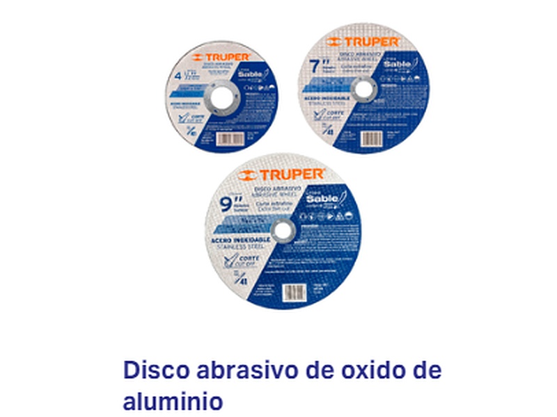 Disco Abrasivos de oxido de aluminio 