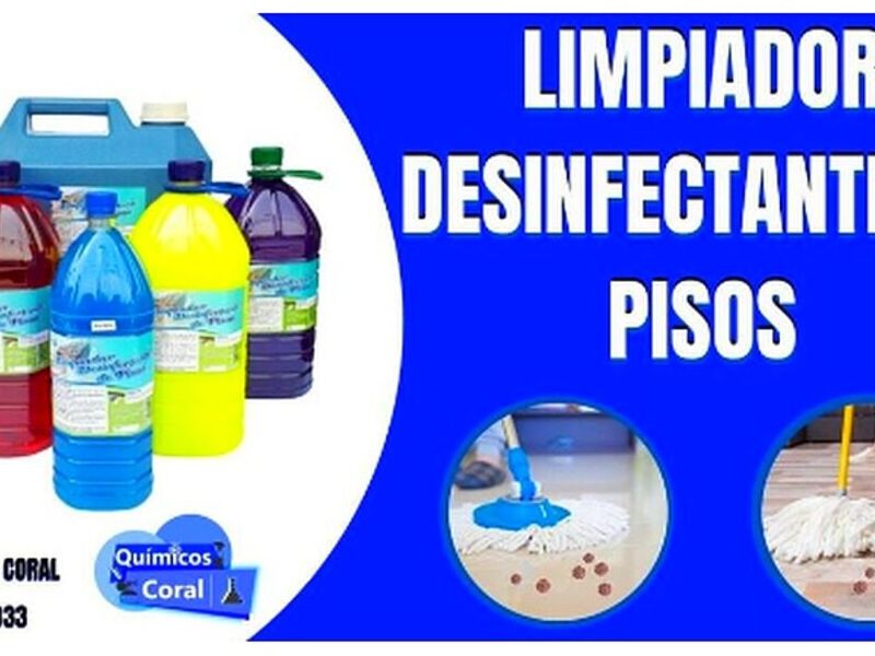 Limpiador desinfectante de pisos