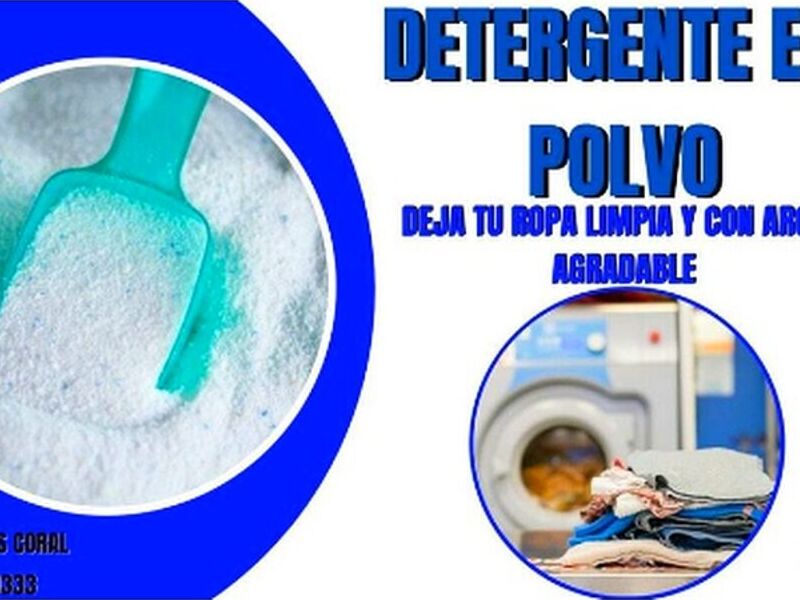 Detergente en polvo