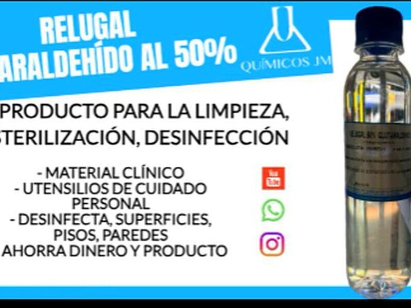 Relugal glutaraldehido 50%