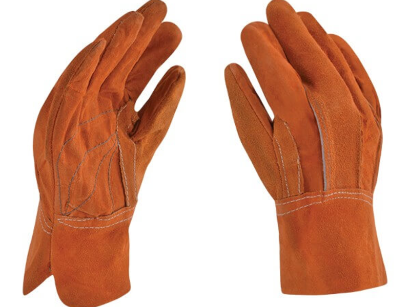 Guantes de carnaza corto