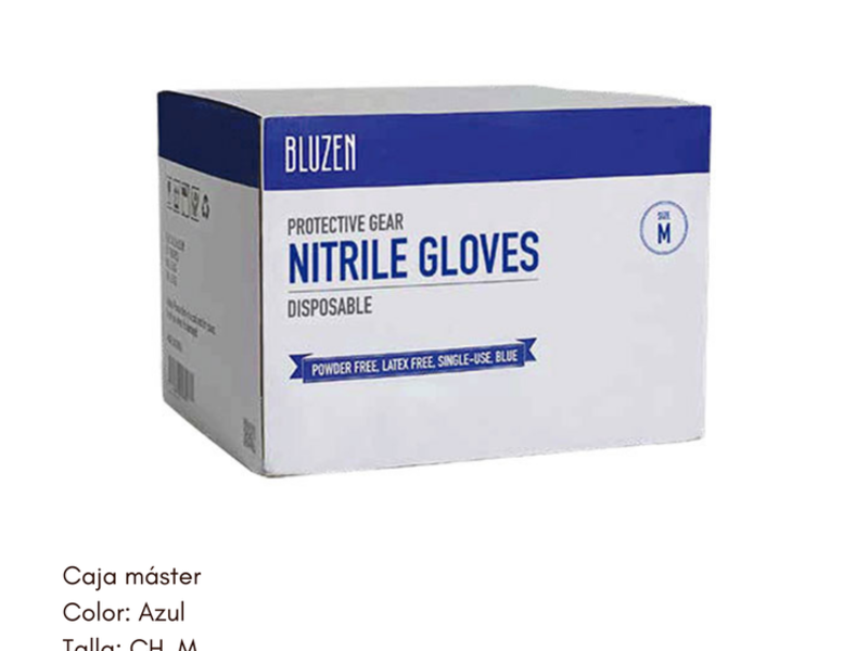 Caja master 1000pz Guantes de Nitrilos