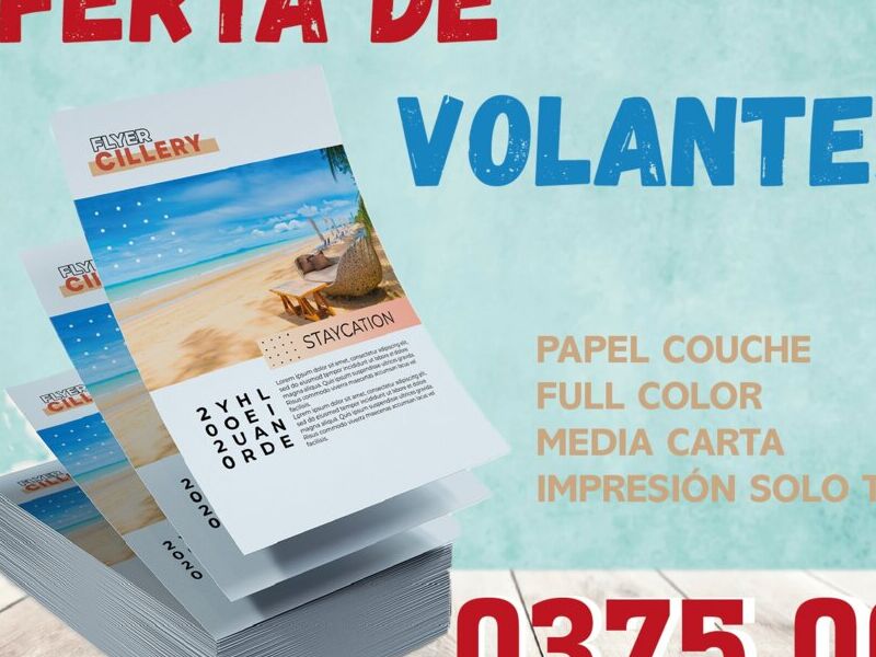 Volantes publicitarios Guatemala Zona 1