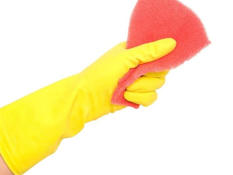 Para lavar Guantes de látex