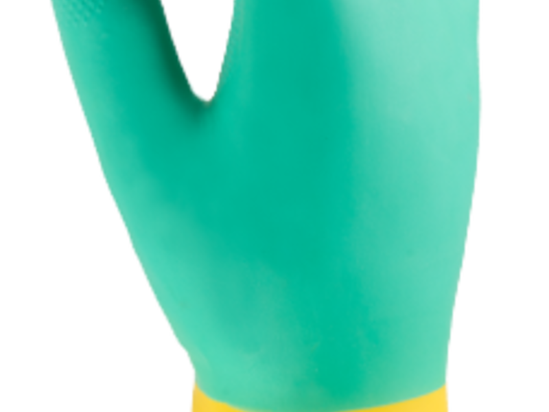 Plus satinados Guante de látex
