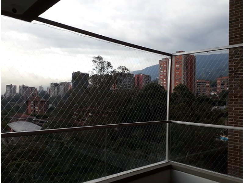 Mallas protección terrazas