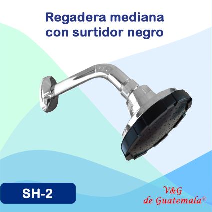 Regadera mediana uso comercial, Guatemala
