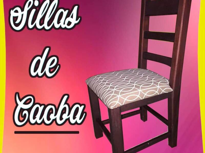 Silla de caoba Mixco Guatemala