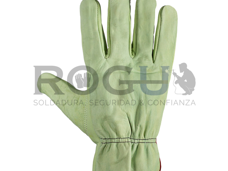 GUANTES DE PIEL CON ELÁSTICO