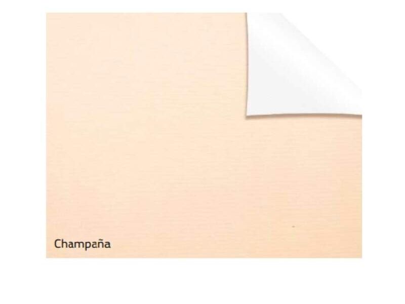 Tela cortina blackout champaña rosa