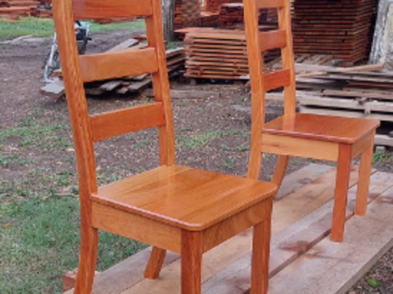 Silla de madera de caoba Uaxactún Petén