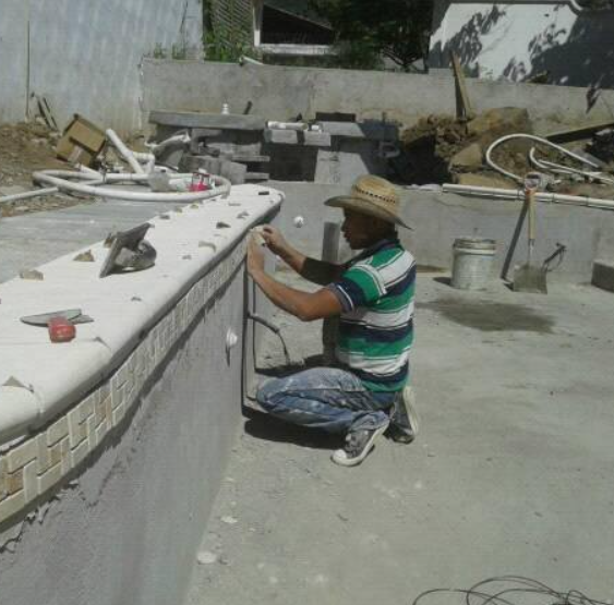 Obra de construcción en proceso Guatemala