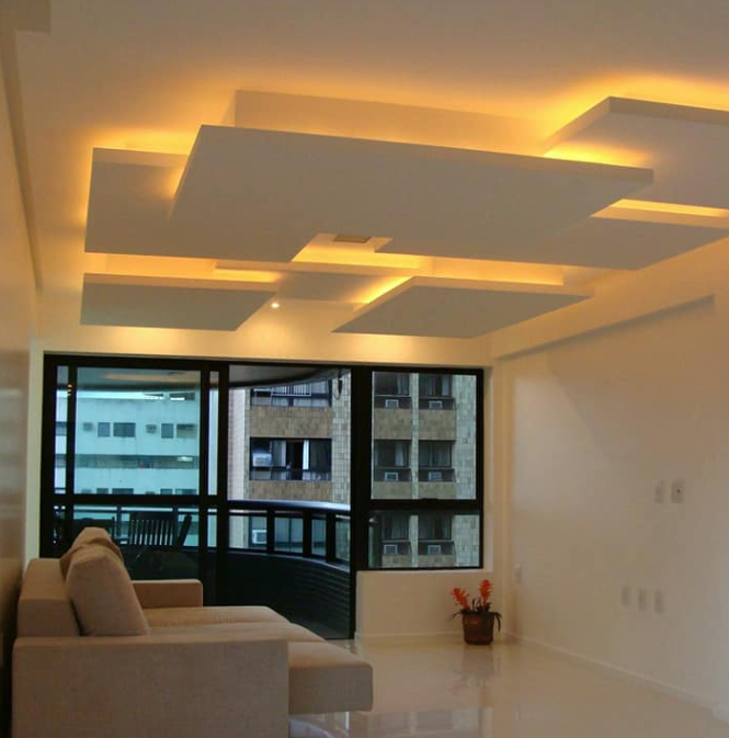Techo con luces en niveles Guatemala