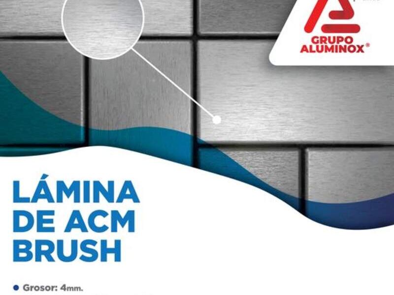 Lamina de ACM  Brush Aluminox S.A. Guatemala