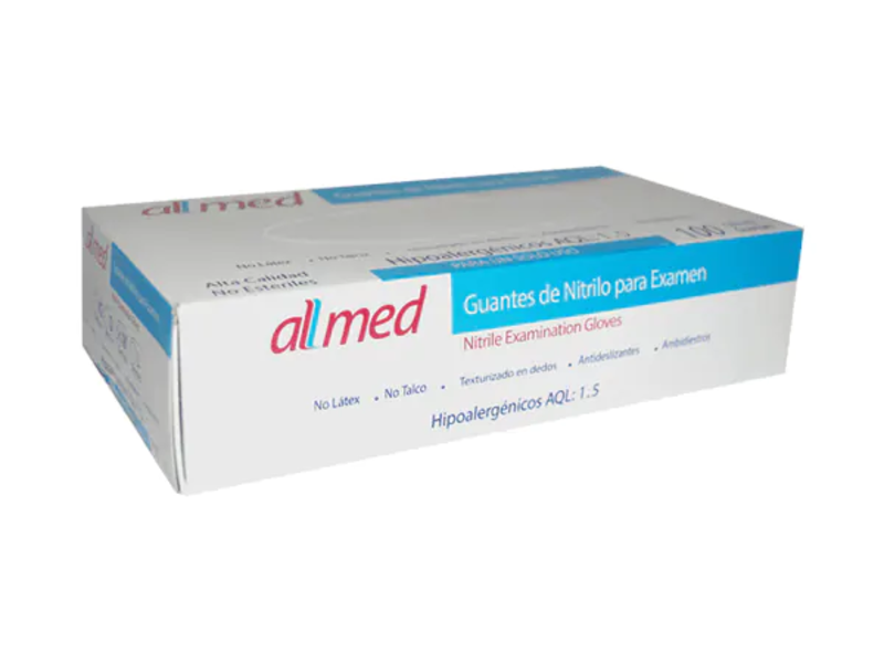 Guante nitrilo "mediano" microtexturizad