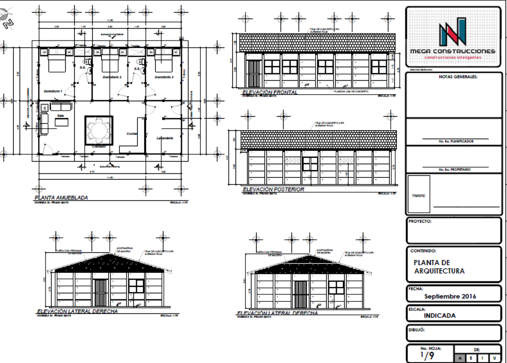 PLANOS ARQUITECTONICOS GUATEMALA