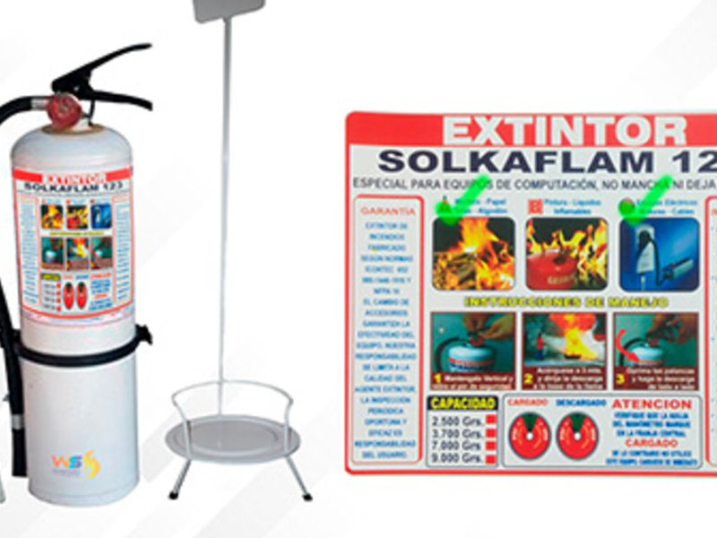 EXTINTOR SOKAFLAM 3.700 GRS