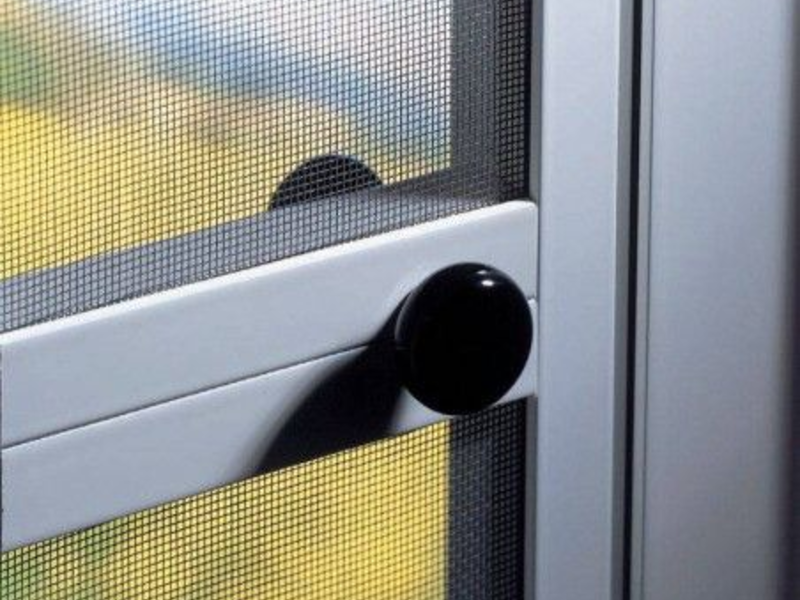 Puerta con mosquitera 