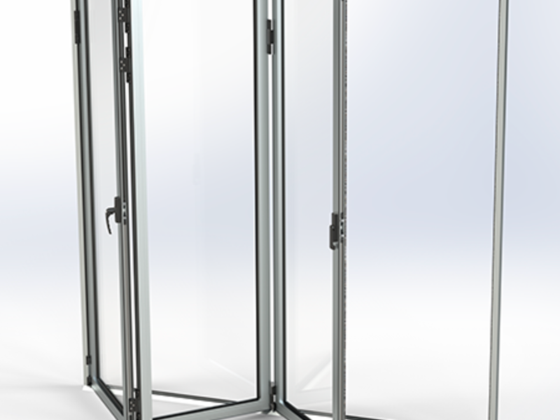 Puerta plegable