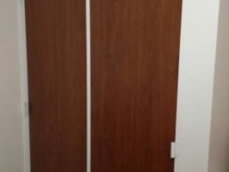 Puerta closet en aluminio