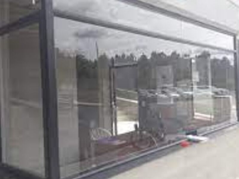 Fachada para portería