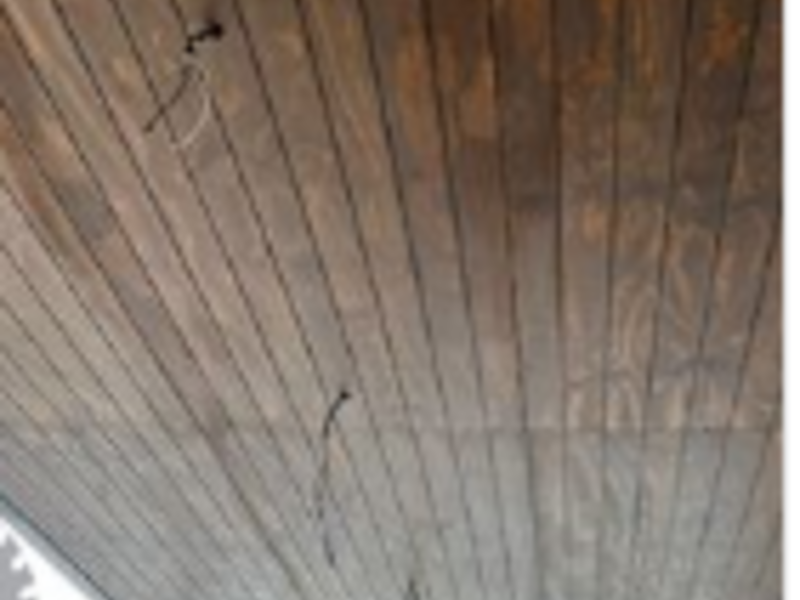 Pared de madera fina