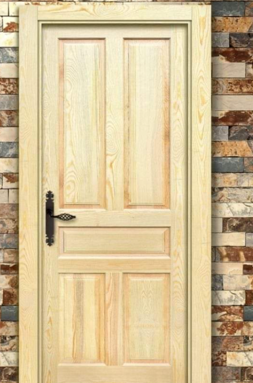 Puerta de madera con molduras Guatemala