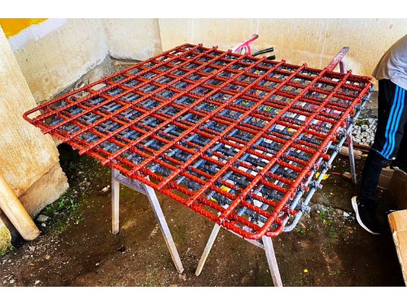 Armando y recubrimiento de Pintura Anticorrosiva Constructora Hormigon Quetzaltenango