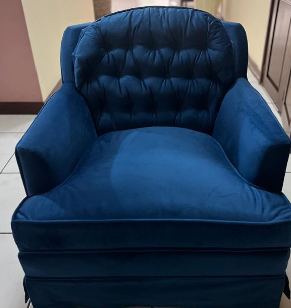 Sillón Azul Vintage Guatemala