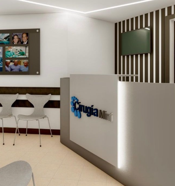 Mueble de recepción de oficina moderna Guatemala