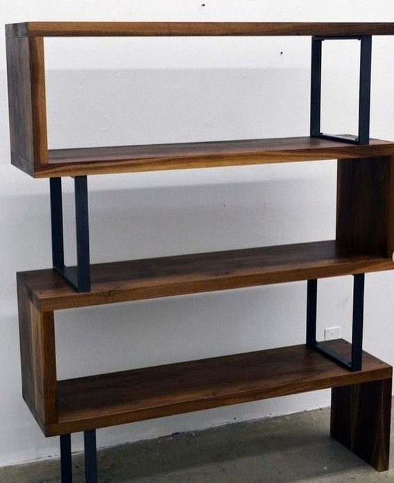 Repisa de madera con estructura metálica Guatemala