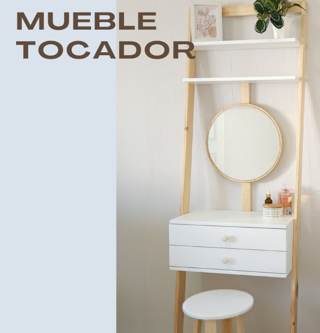 Mueble tocador blanco Guatemala