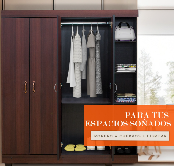 Clóset de madera con puertas corredizas Guatemala