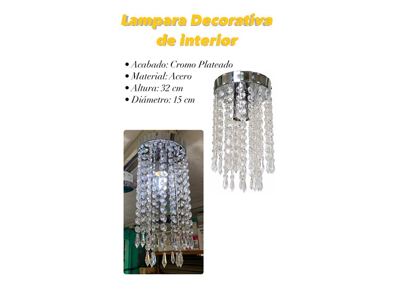 Lámpara cristalina Guatemala