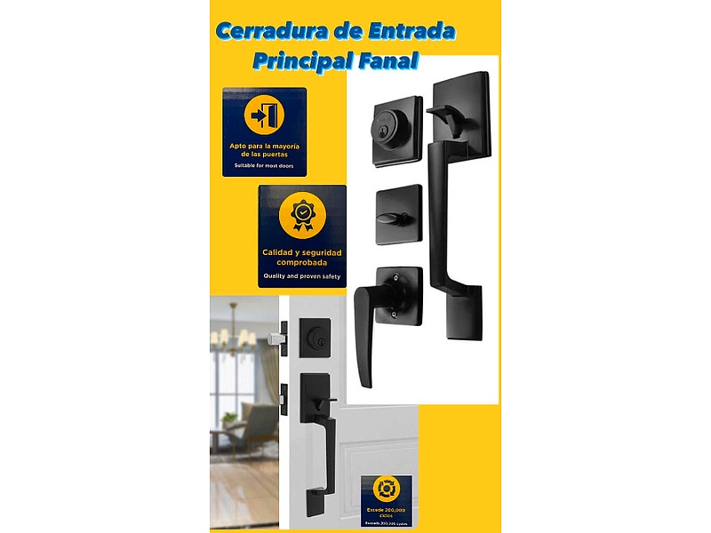 Cerraduras negra Guatemala