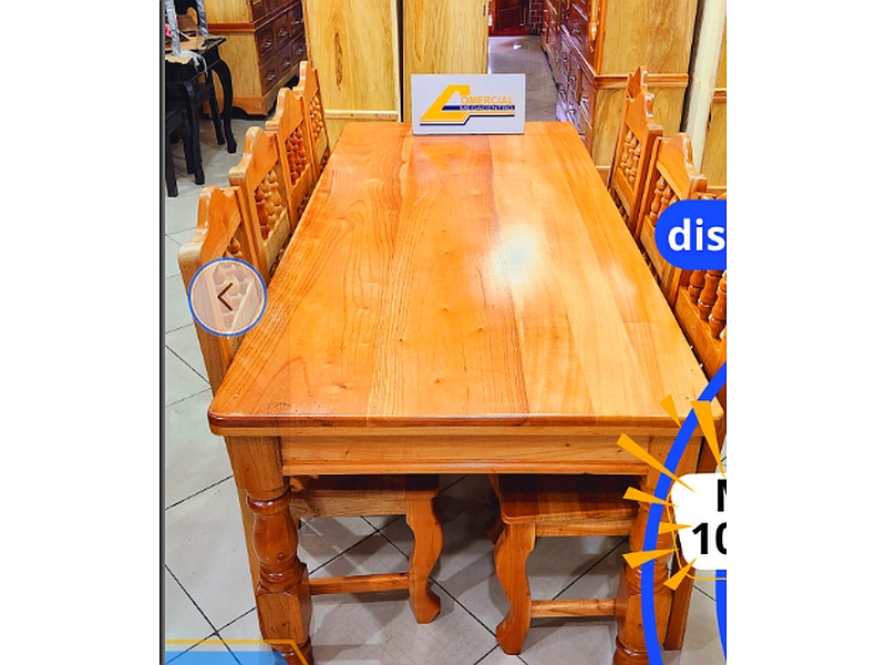 Mesa Cuadrada Madera Clásica Guatemala