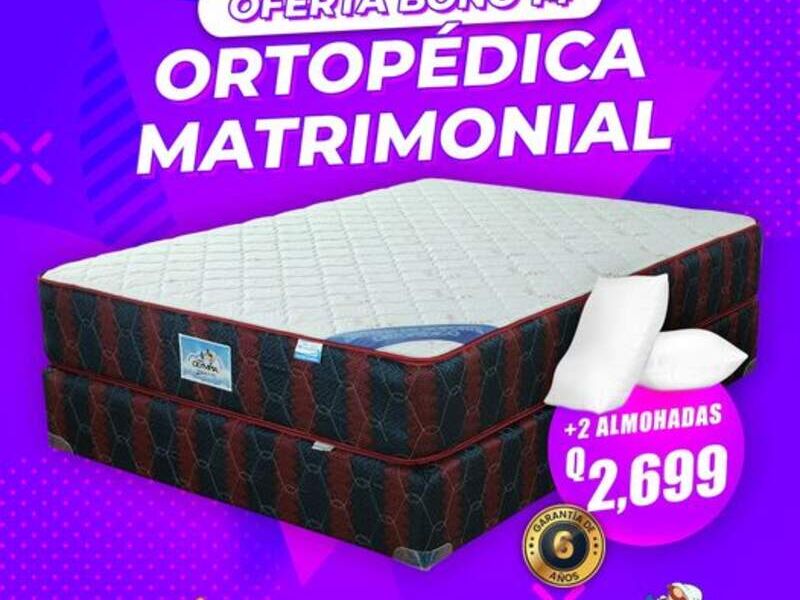 Colchón Matrimonial De Muebles y Colchones Gt